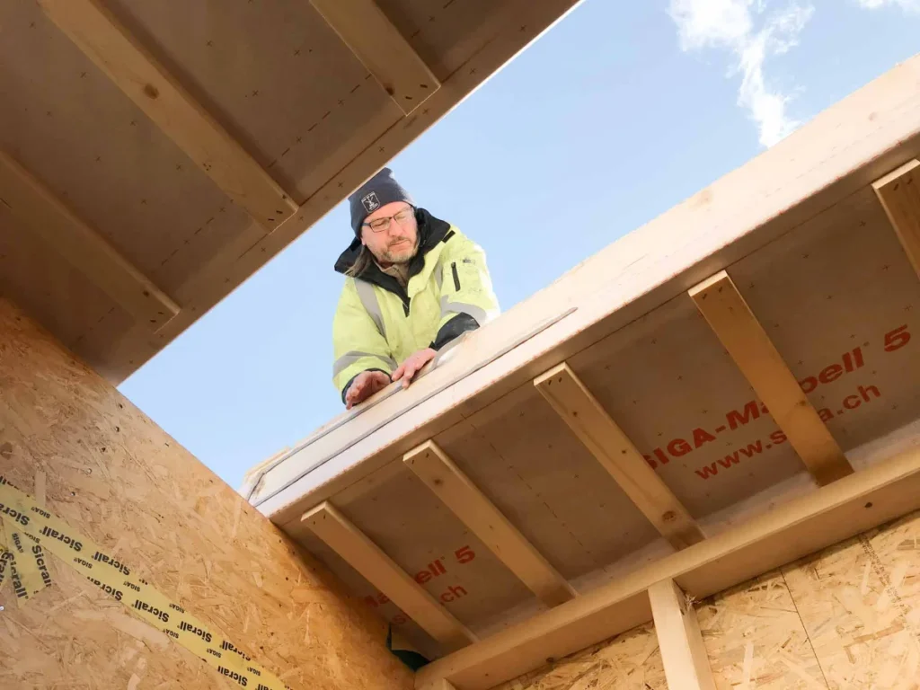 holzriegelhaus Mithilfe